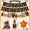 Whiskey Birthday Party Decorations for Men, Aged to Perfection Party Supplies including Whiskey Birthday Banner, Cake Toppers, Whiskey Foil Balloons, Tissue Paper Flowers (brown)